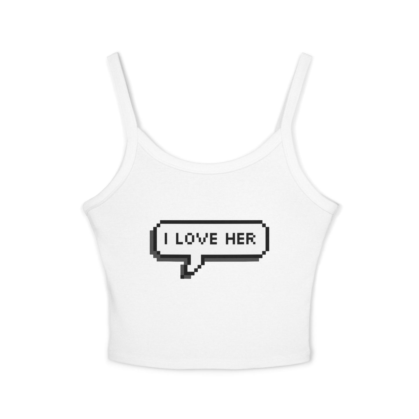 I Love Her Crop Tank