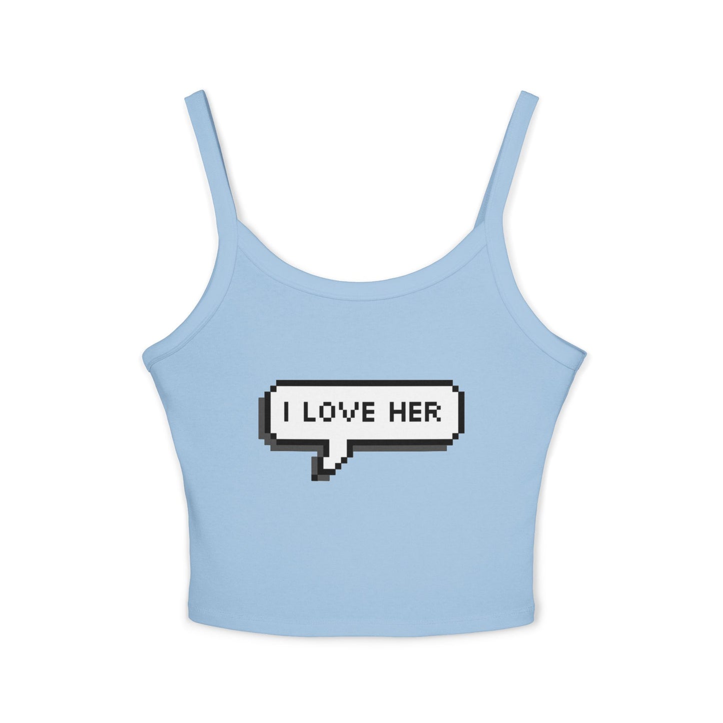 I Love Her Crop Tank