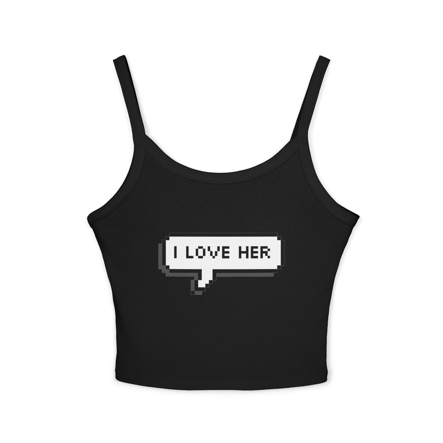 I Love Her Crop Tank
