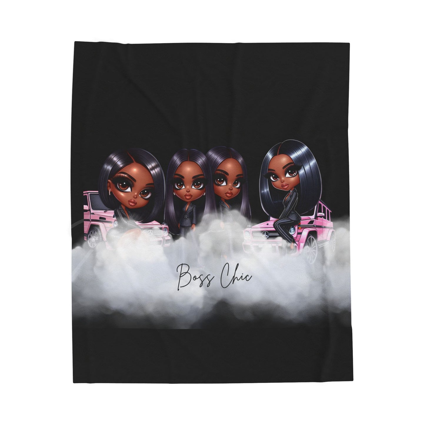 Cozy Plush Boss Chic Throw