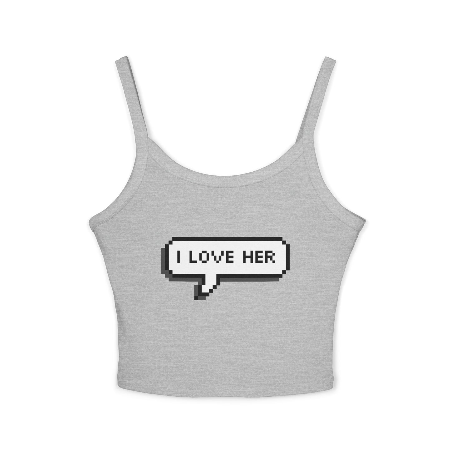 I Love Her Crop Tank