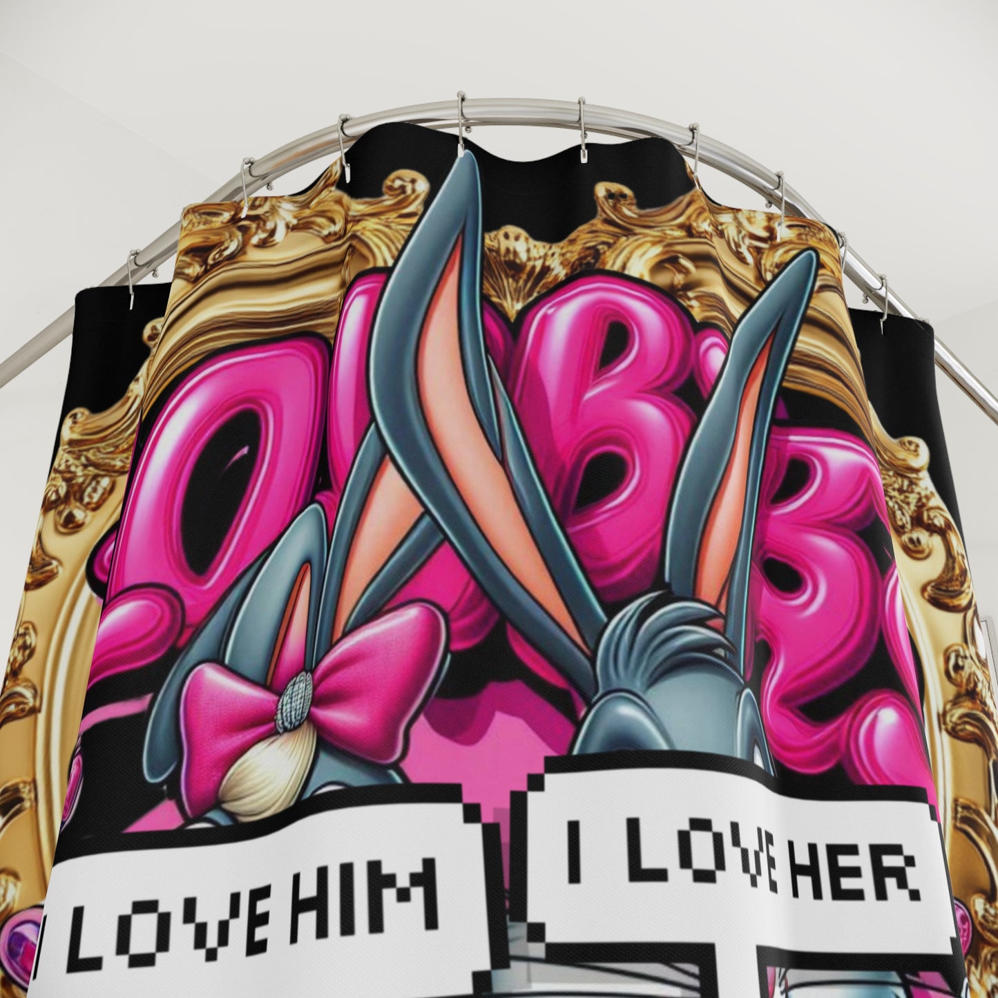 Love Bug Shower Curtain