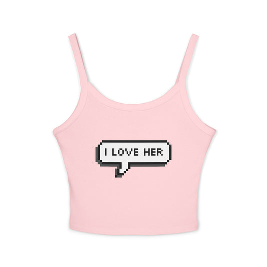 I Love Her Crop Tank